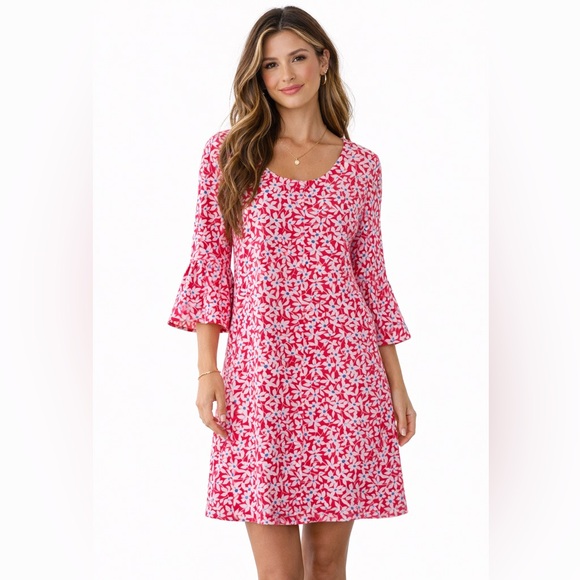 Draper James Dresses & Skirts - Draper James Floral Shift Dress with Bell-Sleeves
